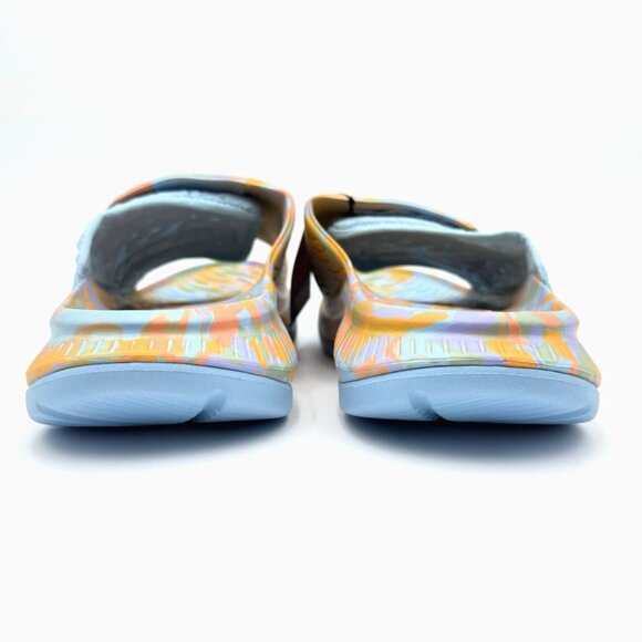 Hoka One One Ora Luxe Recovery Slide Sandals Men\'s 13 Summer Song / Amber Yellow